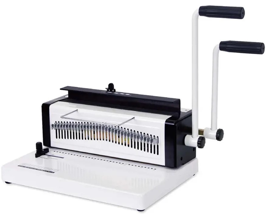 Біндер на металеву пружину YIBO T9520R круглі отвори (000015183)